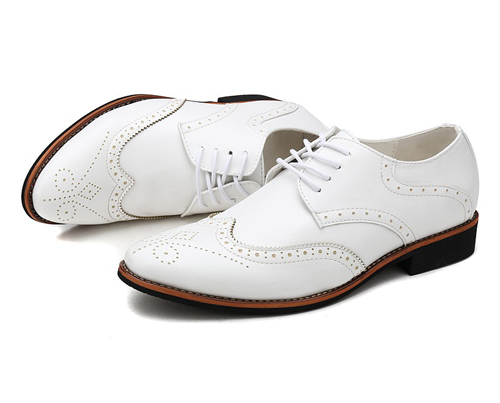 mens white wedding shoes