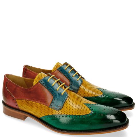 mens yellow oxford shoes