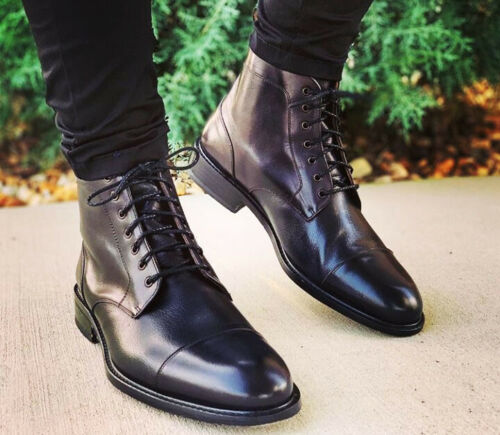mens formal lace up boots