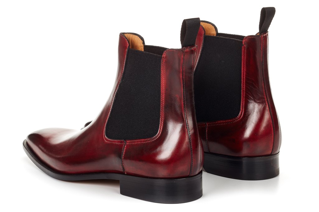 oxblood chelsea boots mens