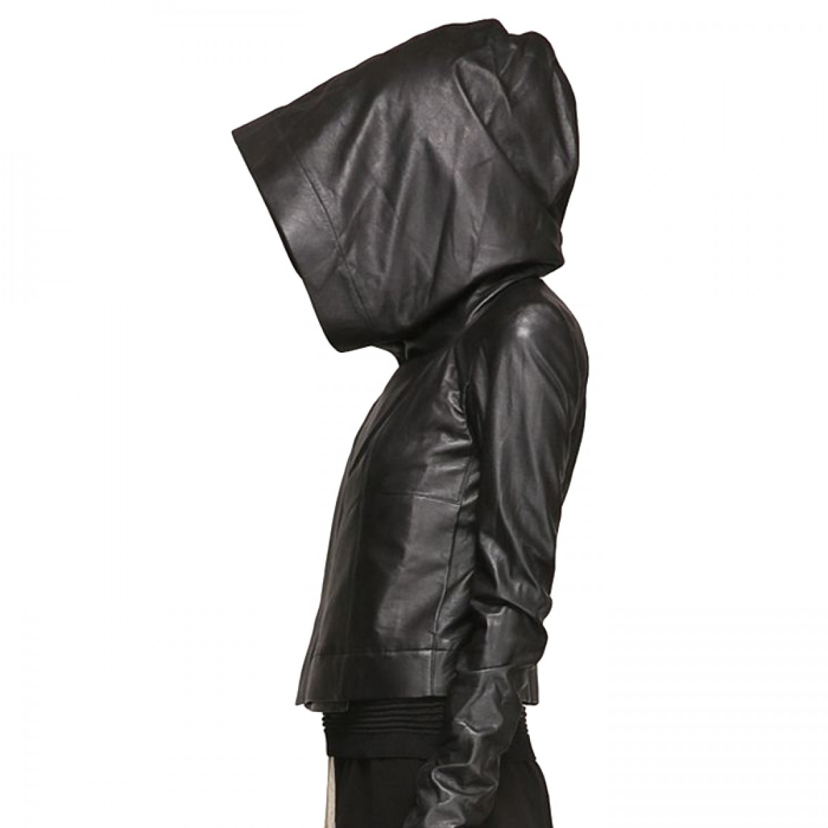 hooded biker jacket womens