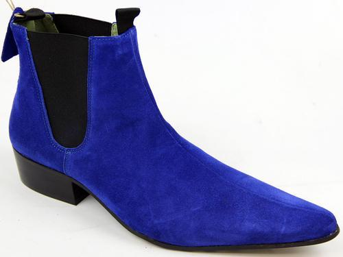 mens suede cuban heel boots