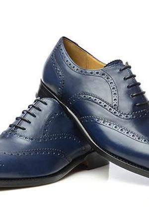 men navy dress shoes