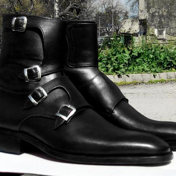 mens monkstrap boots